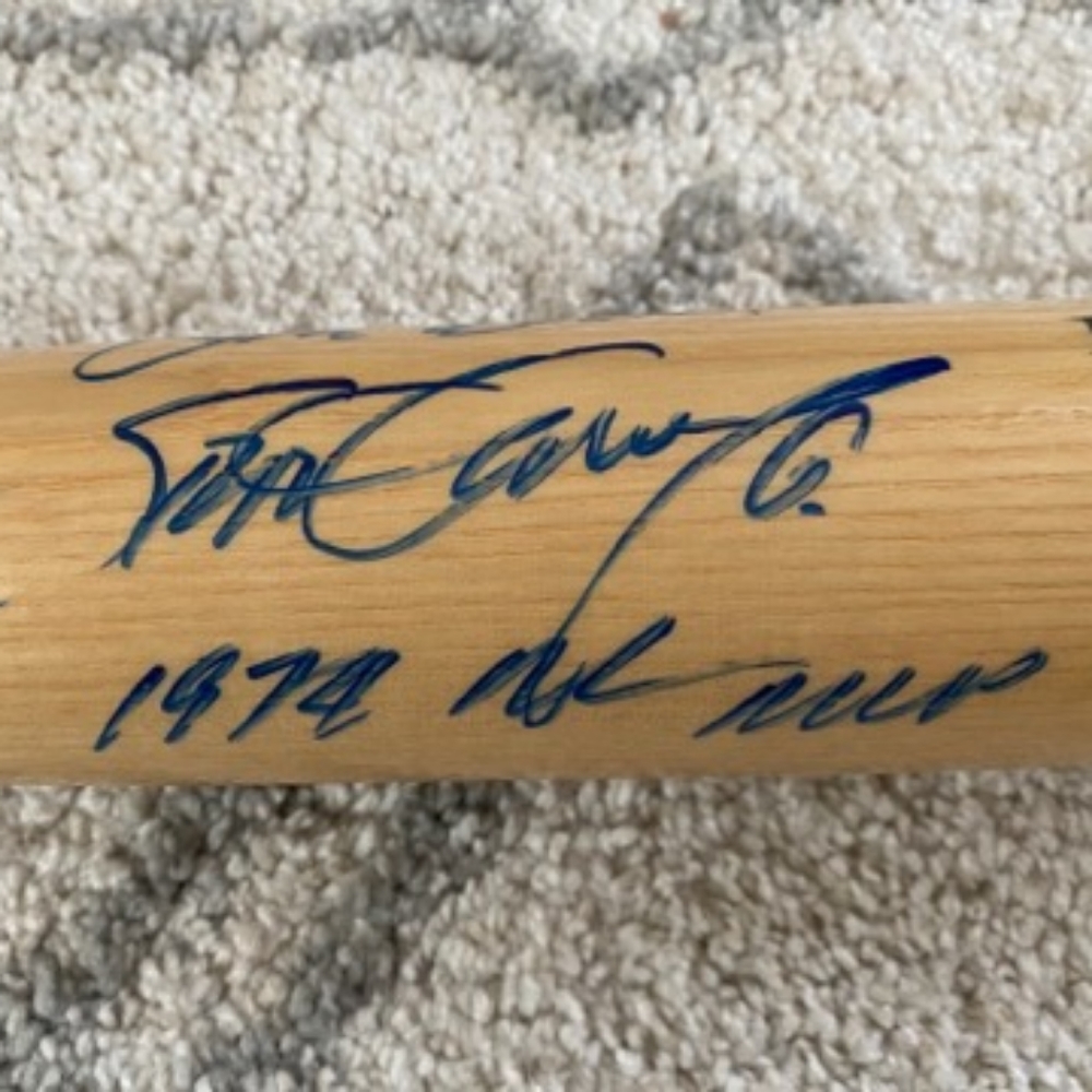 LA Dodgers Padres autograph signed baseball bat Steve Garvey autograph MLB